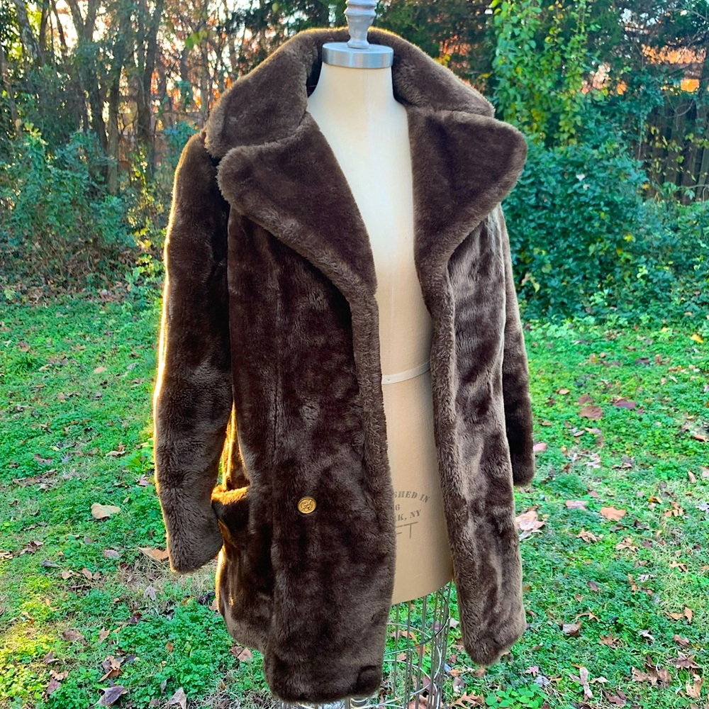 Vintage Sears Faux-Fur Teddy Coat